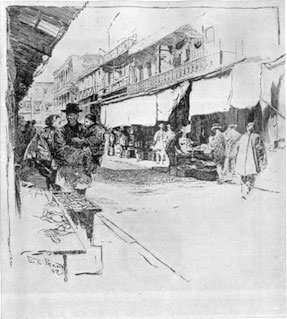 Drawing of Chinatown