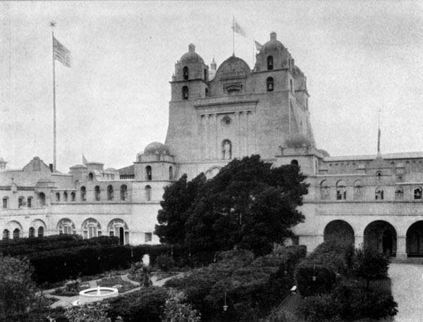 California Building - Bell Tower and Forbidden Garden