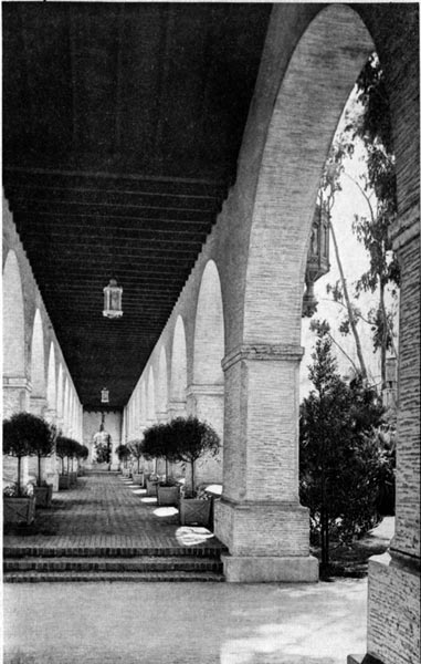 California Building - A Vista in the Colonnade