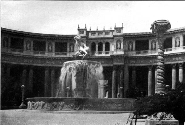 Court of Flowers - Fountain, Beauty and the Beast