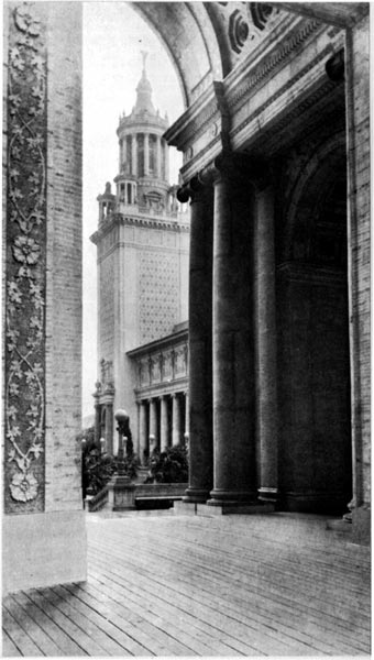 Court of Palms - Italian Tower from Main Portal