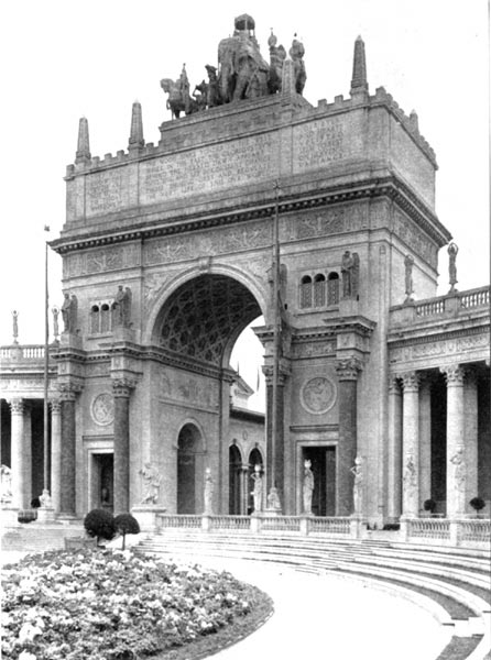 Court of the Universe - Triumphal Arch, The Rising Sun