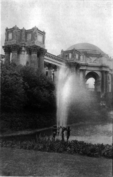 Palace of Fine Arts - A Fountain in the Laguna