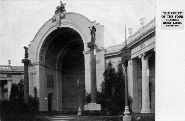 The Court of the Four Seasons. Henry Bacon, Architect