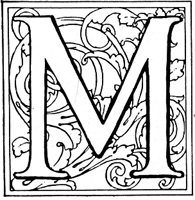 Decorative M