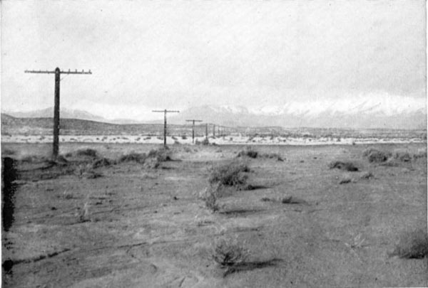 The Transcontinental Line in the Nevada Dessert
