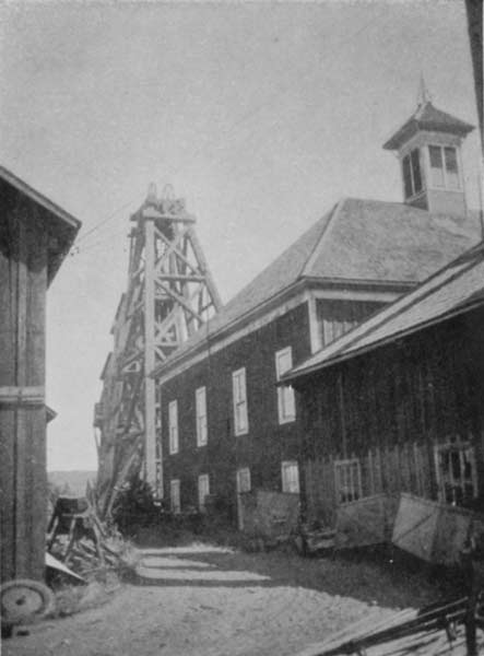 Main Hoist of the Utica Mine, Angel's Camp, Situated on the Summit of a Hill Overlooking the Town