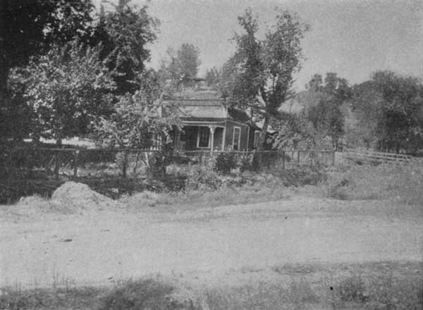 Jackass Hill, Tuttletown. The Road to the Left Leads to the Former Home of "Jim" Gillis