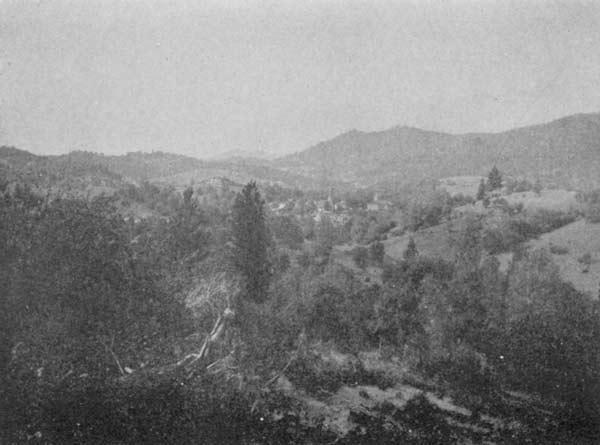 Sonora, Looking Southeast. "No Matter From What Direction You Approach It, Sonora Seems to Lie Basking in the Sun"