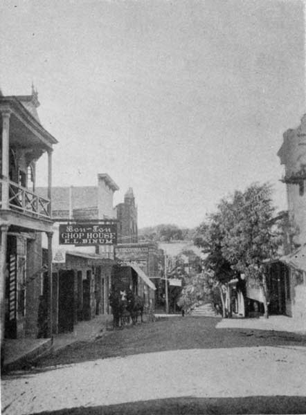 Main Street, San Andreas, "During the Mid-day Heat, Almost Deserted"