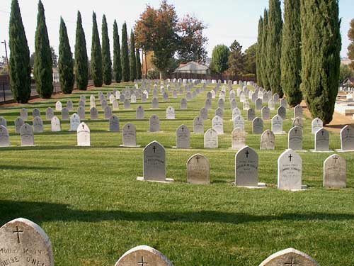 Nun's Section - St. Dominics Cemetery - Benicia - view 1