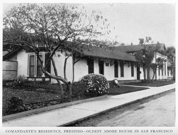 Comandante's Residence, Presidio - Oldest Adobe House in San Francisco