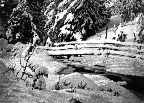 Winter in the Forest - Anshelm Schultzberg