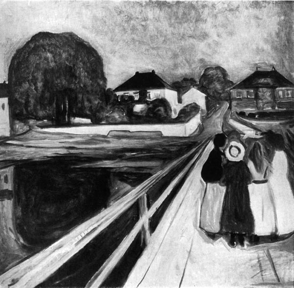 Summer Night: Aasgaardstrand. By Edvard Munch