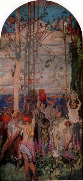 Water. The Fountain. By Frank Brangwyn