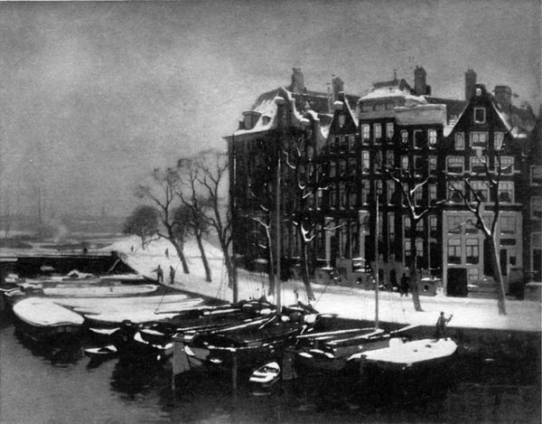 Binnenkant: Winter in Amsterdam. By Willem Witsen