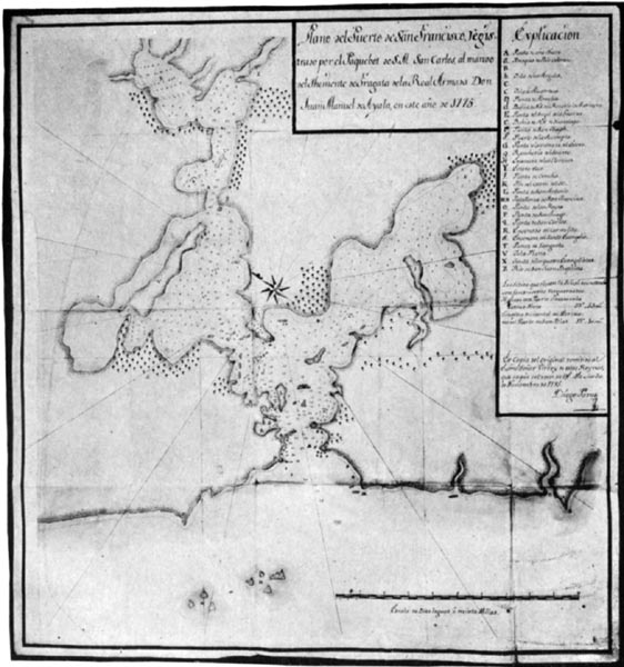 First Survey and Map of the Bay of San Francisco