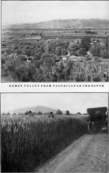 Hemet Valley from Foothills on the South and Ferris Valley Grain Field