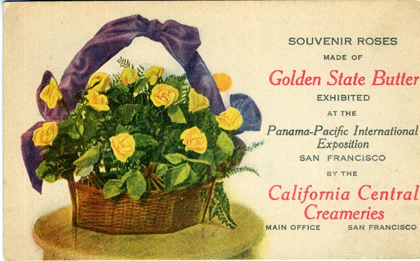 Golden Gate Butter Post Card