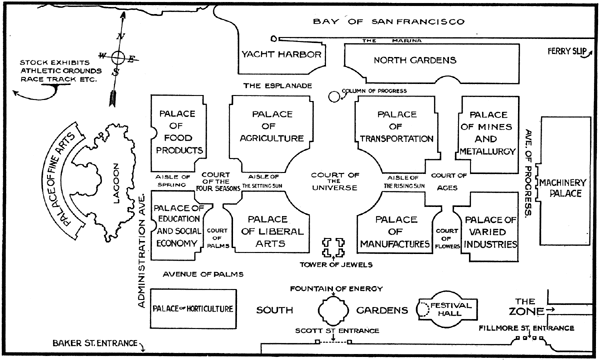 Ground Plan of the Palaces and Courts