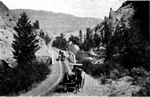 Gardiner Canyon, Yellowstone Park