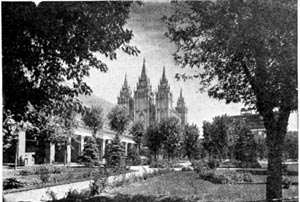 Mormon Temple and Tabernacle, Salt Lake City