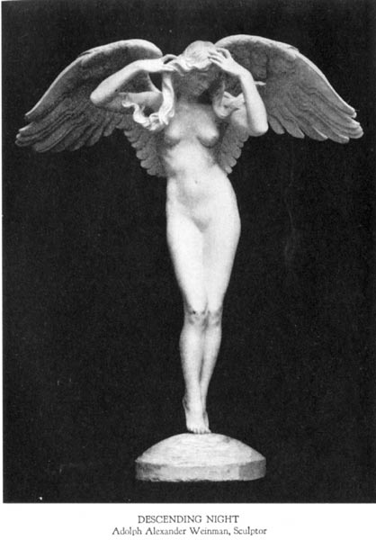 Descending Night - Adolph Alexander Weinman, Sculptor