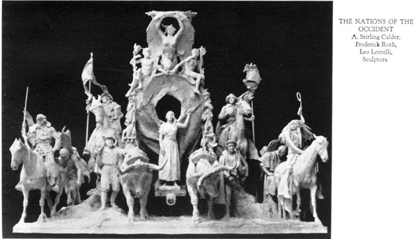 The Nations of the Occident - A. Stirling Calder, Frederick Roth, Leo Lentilli, Sculptors