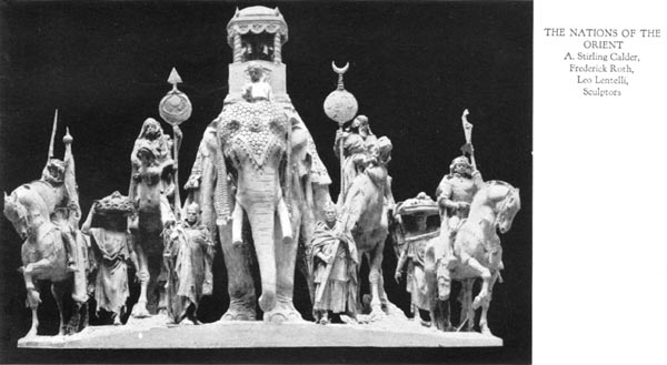 The Nations of the Orient - A. Stirling Calder, Frederick Roth, Leo Lentilli, Sculptors