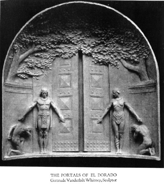 The Portals of El Dorado - Gertrude Vanderbilt Whitney, Sculptor