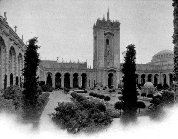 Tower and Fountain of Evolution in the Court of the Ages