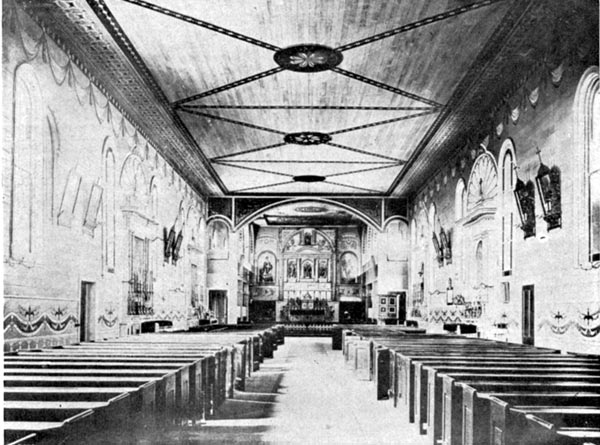 Interior Church at Santa Clara