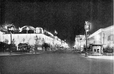 Avenue of Progress at Night