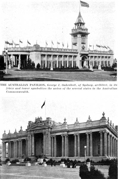 The Australian Pavilion and The Canadian Pavilion
