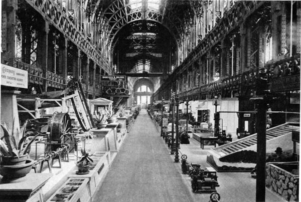 Palace of Machinery, Interior