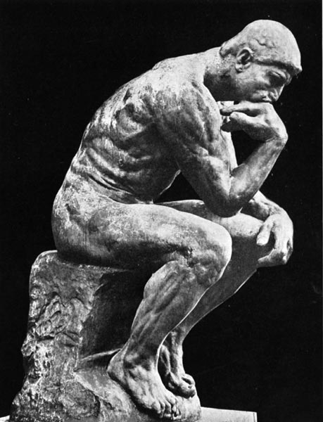 The Thinker Office Sculpture