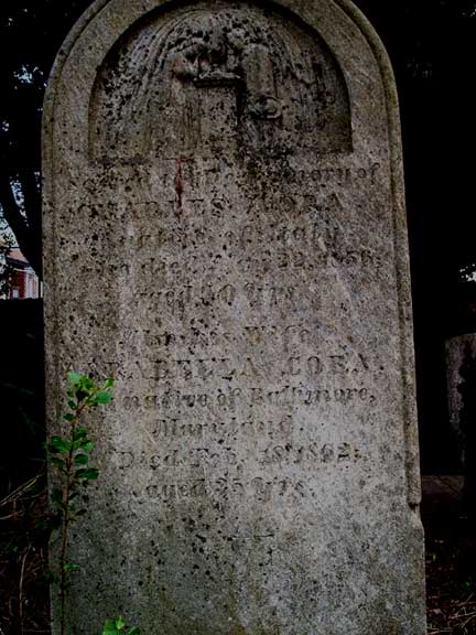 Charles & Belle Cora Tombstone