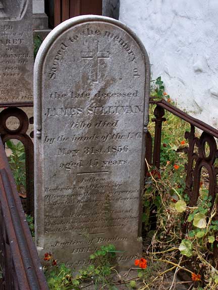 James "Yankee" Sullivan Tombstone